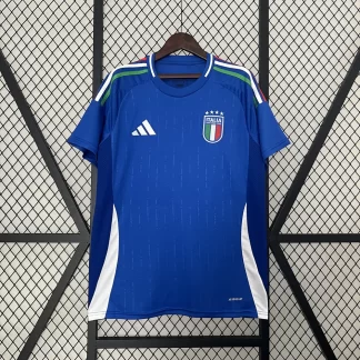 Camiseta de Fútbol Local de la Selección de Italia 2024-2025 Calidad Tailandesa