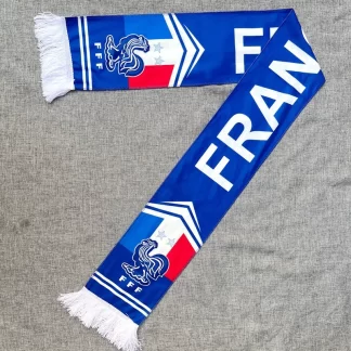 Bufanda Aficionado Francia Mundial 2026 Azul/Blanca