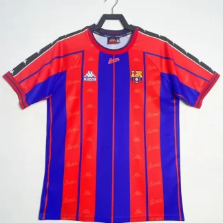 1997/1998 Camiseta de Fútbol Local Retro Barcelona Calidad Tailandesa