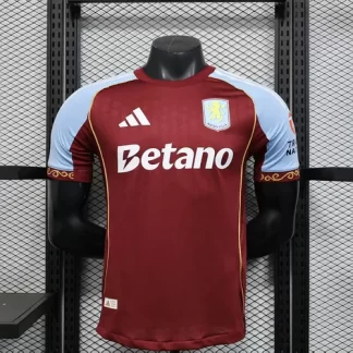 2025/2026 Versión Jugador Camiseta de Fútbol Local Aston Villa Calidad Thai