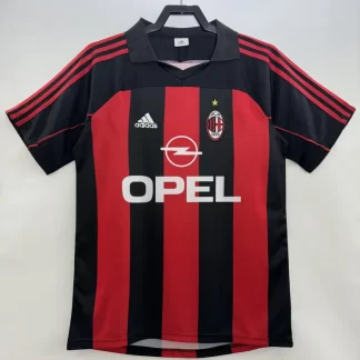 Camiseta Retro AC Milan Local 2000/2002 Calidad Tailandesa