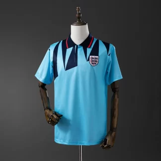 Tercera Camiseta Retro 1992 England Away AAA calidad fan