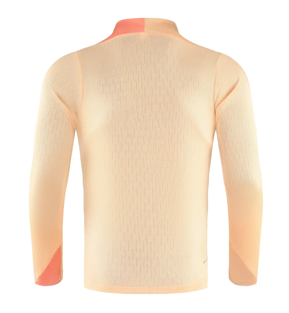 Chándal de entrenamiento con media cremallera beige de Barcelona 2025/2026 Set Camiseta