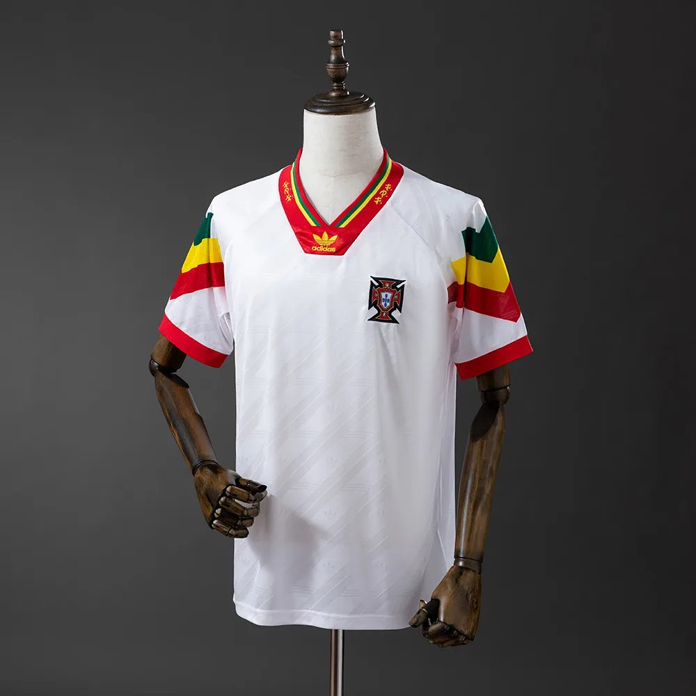 Camiseta Retro 1992 Portugal Away AAA calidad fan