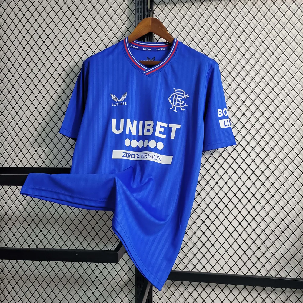 Camiseta de Fútbol Local Rangers 2023/2024 Calidad Thai