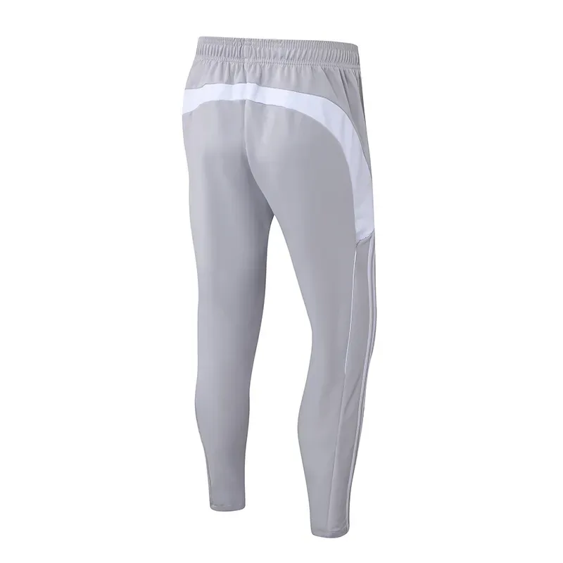 Conjunto de entrenamiento blanco gris de tiro medio Real Madrid 2025-2026 Calidad Thai