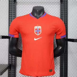 Versión Jugador Camiseta de Fútbol Local 2025 de la Selección de Noruega AAA calidad fan