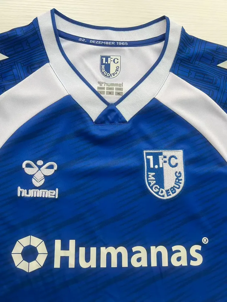 2025-2026 FC Magdeburg Camiseta de Fútbol Local Calidad Tailandesa