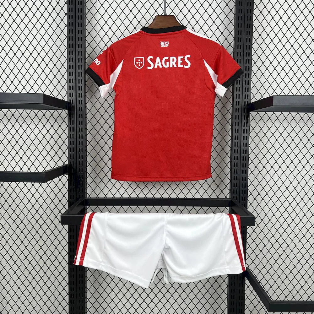 2025/2026 Camiseta de Fútbol Local del Benfica Calidad Tailandesa Talla Infantil