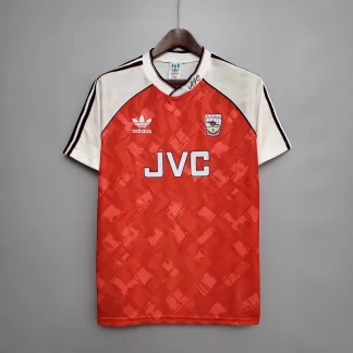 Camiseta de Fútbol 1990/1992 Retro Arsenal Local Calidad Tailandesa