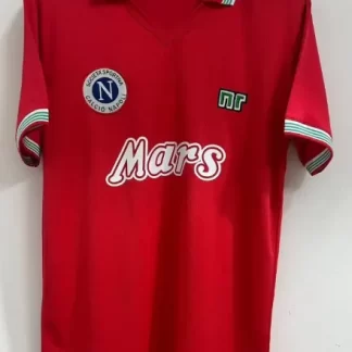 Camiseta de Fútbol Retro Tercera Equipación Visitante Napoli 1985/1986 Calidad Tailandesa