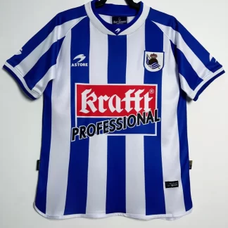 Camiseta Retro Real Sociedad Local 2002-2003 Calidad Tailandesa