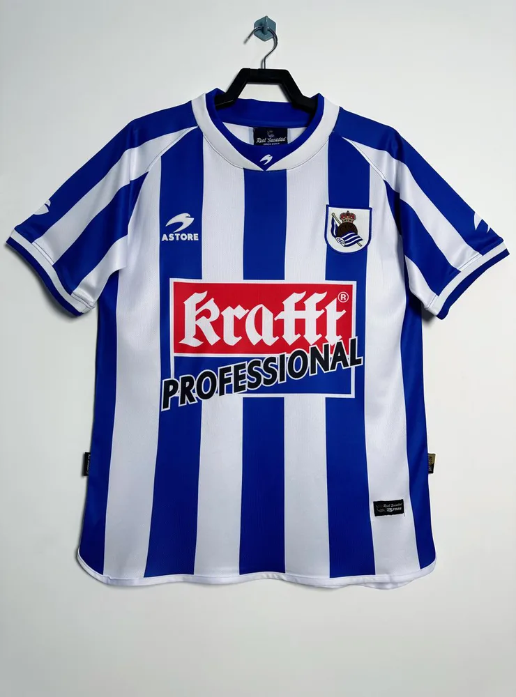 Camiseta Retro Real Sociedad Local 2002-2003 Calidad Tailandesa