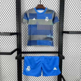 Camiseta de Fútbol Prepartido 01 de Real Madrid 2025/2026 Calidad Tailandesa Talla Infantil