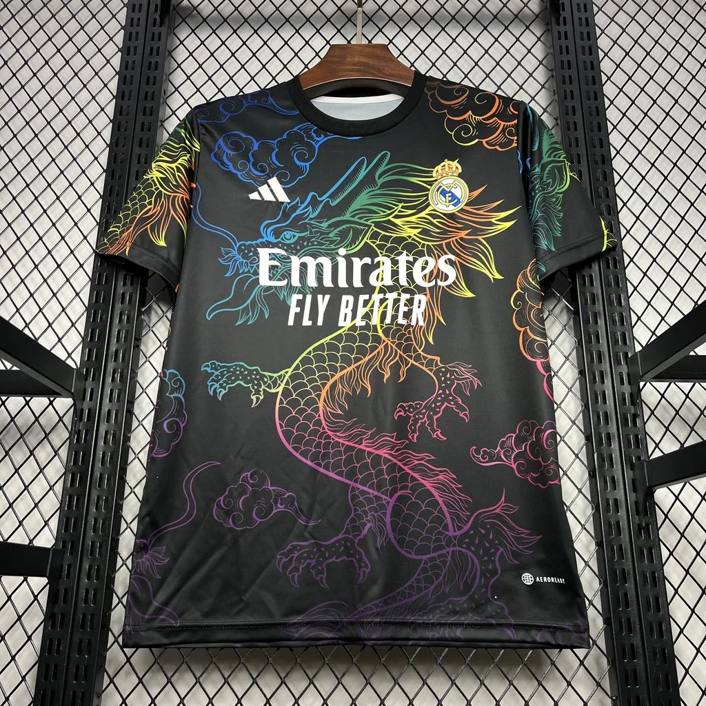 Camiseta Edición Especial Real Madrid Cailong Negra 2024/2025
