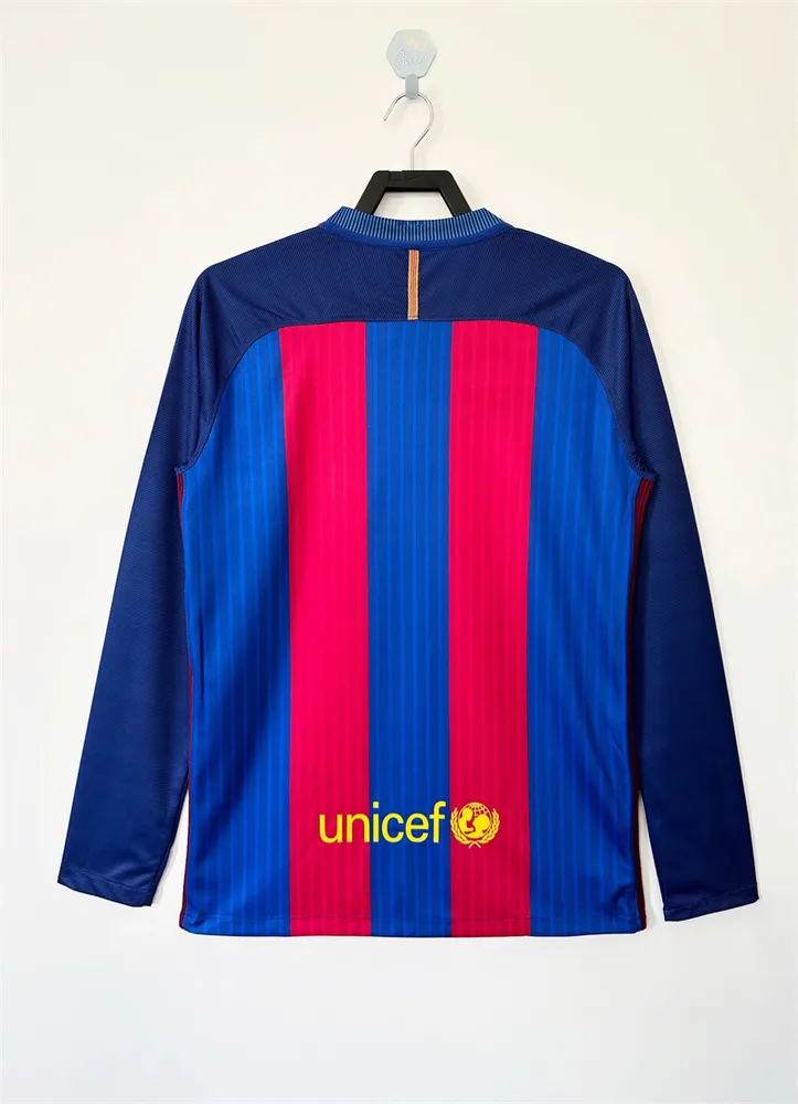 Manga Larga Local Retro Barcelona 2016/2017 Calidad Tailandesa