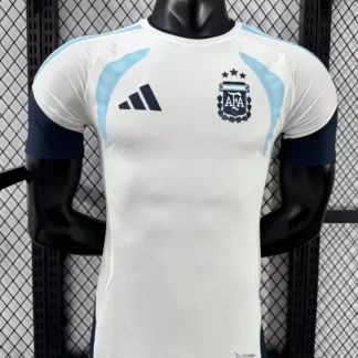 Chándal de Entrenamiento Argentina Blanco 2026 Versión Jugador Camiseta de Fútbol Calidad Tailandesa