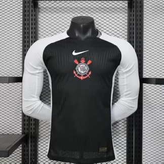 2025/2026 Camiseta Visitante Manga Larga Corinthians Versión Jugador Calidad Tailandesa