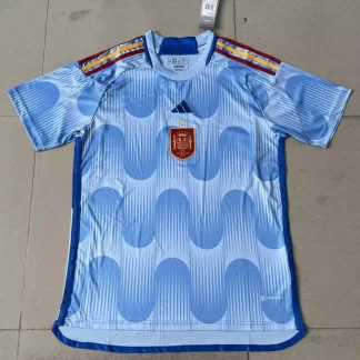 Camiseta de Fútbol España Visitante Copa Mundial FIFA 2022