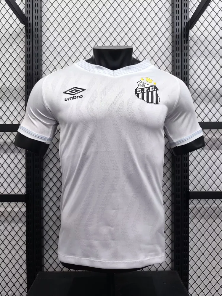 2025/2026 Versión Jugador Santos Local Camiseta Fútbol Calidad Thai