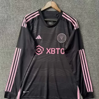Camiseta de Fútbol Visitante Manga Larga Inter Miami 2023/2024 Calidad Tailandesa