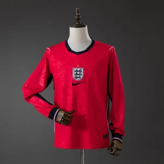 2026 Manga Larga Inglaterra Selección Nacional Camiseta Visitante AAA calidad fan