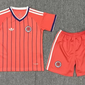 2026 Escocia Selección Nacional Visitante Camiseta de Fútbol 1:1 Calidad Tailandesa Talla Infantil