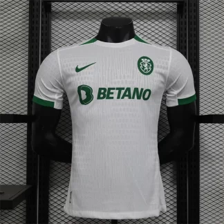 2024/2025 Versión Jugador Camiseta de Fútbol Visitante Sporting de Lisboa Calidad Tailandesa