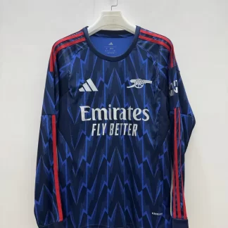 2025/2026 Camiseta de fútbol Suplente Manga Larga Arsenal Calidad Tailandesa