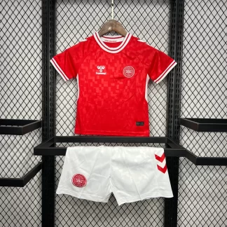 2024-2025 Camiseta Local Selección Dinamarca Calidad Tailandesa Talla Infantil