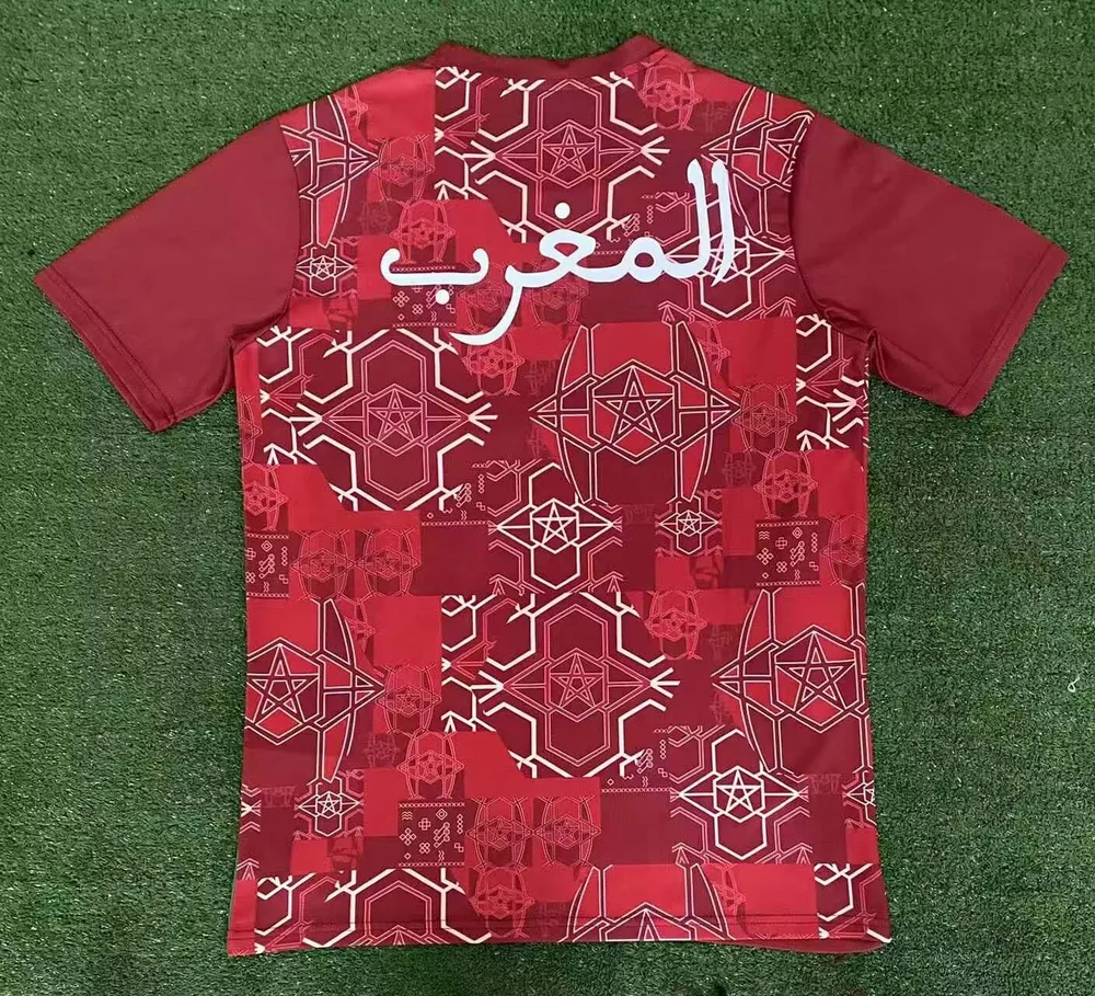 2024/2025 Camiseta de Fútbol Entrenamiento Selección Nacional de Marruecos AAA calidad fan