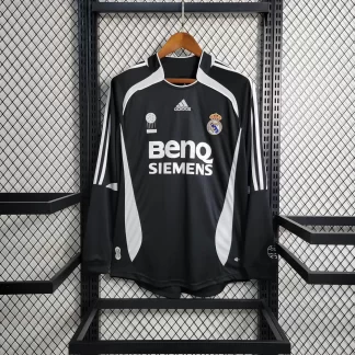 2006/2007 Retro Manga Larga Real Madrid Visitante