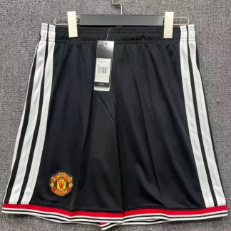 Pantalones cortos de Manchester United 2026/2027 Local (Pantalón negro) 1:1 Calidad Tailandesa