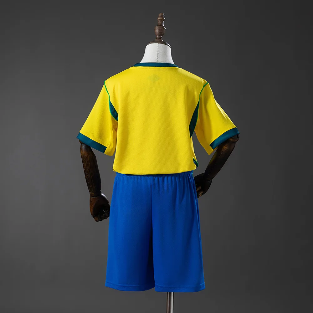 2026 Brasil Local Camiseta de Fútbol AAA Grado Fan Talla Infantil