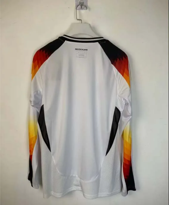 Camiseta de Fútbol Manga Larga 2024 de Alemania Local AAA calidad aficionado