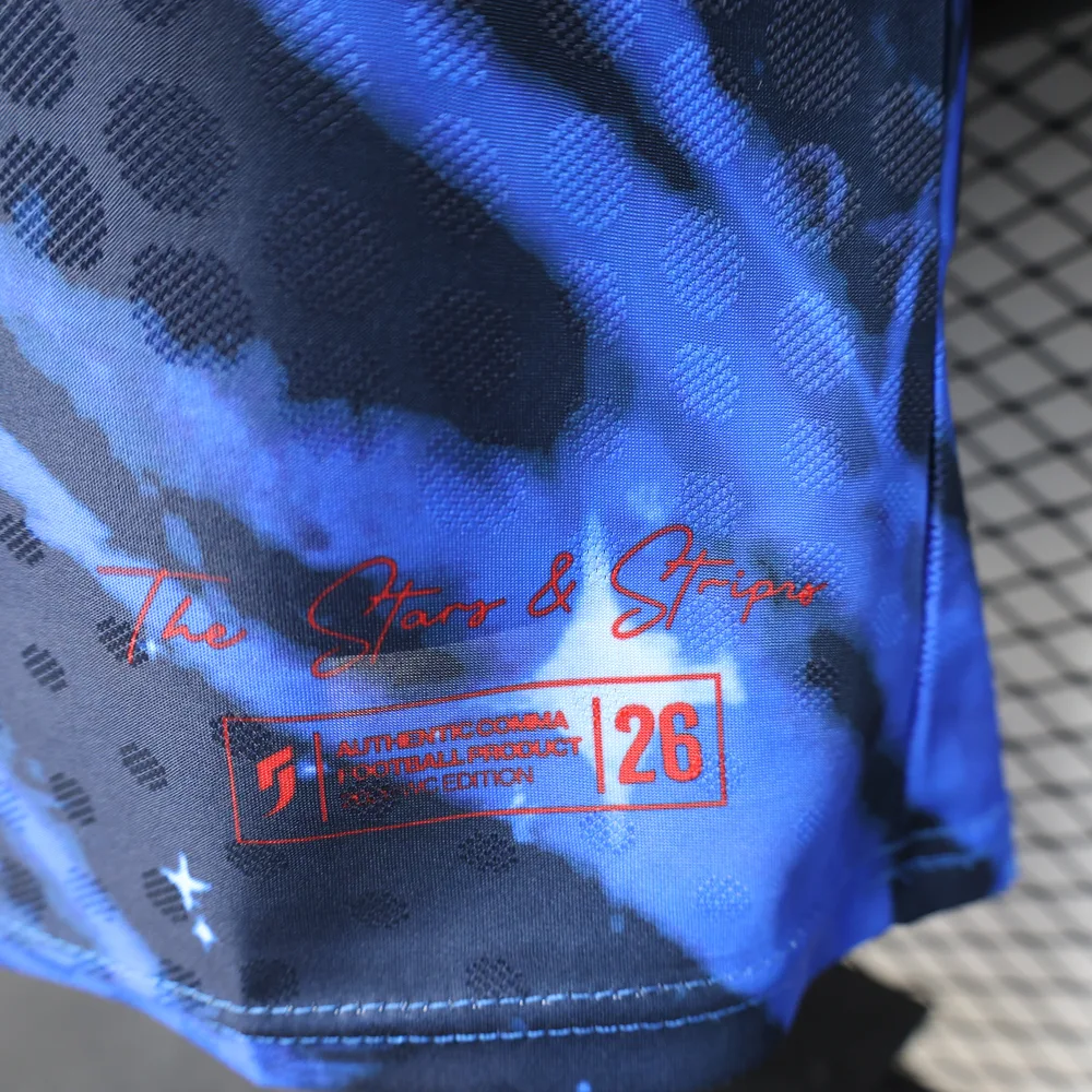 Camiseta Edición Especial de la Copa del Mundo de Estados Unidos - Azul Versión Jugador 2026