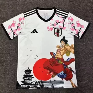 Camiseta de Fútbol 2024/2025 de Japón One Piece Espadachín Luffy Calidad Tailandesa