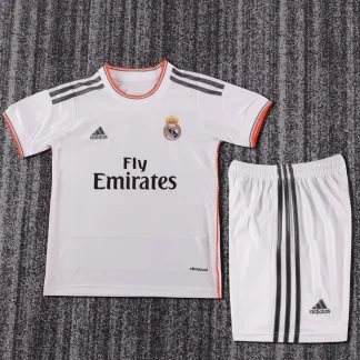 Camiseta de Fútbol Local Retro de Real Madrid 2013-2014 Calidad Tailandesa Talla Infantil