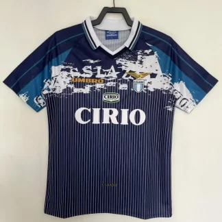 1996-1997 Camiseta de Fútbol Retro Visitante Lazio Calidad Tailandesa