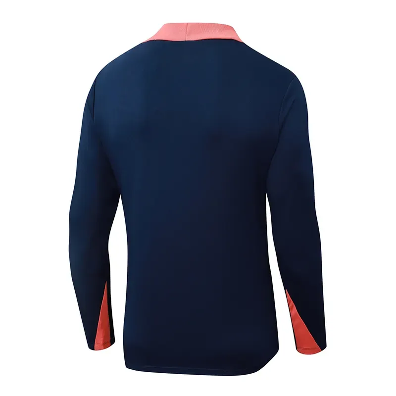 2025/2026 Barcelona Conjunto de Entrenamiento Media Cremallera Azul Real Jersey Set