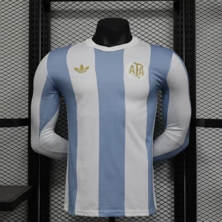Camiseta de manga larga edición jugador 50 aniversario Argentina 2024