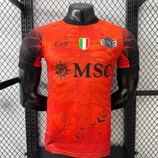 Camiseta de fútbol Edición Especial Halloween de Napoli Versión Jugador 2025/2026 Calidad Thai