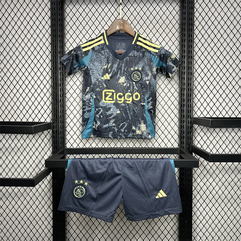2024/2025 Ajax Visitante Camiseta de Fútbol Calidad Tailandesa Talla Infantil