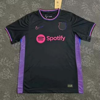 Camiseta de Fútbol Negra Edición Especial Barcelona 2024/2025 Calidad Tailandesa
