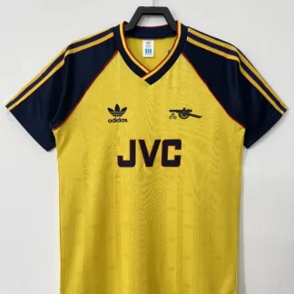 Camiseta de Fútbol Retro Visitante Arsenal 1988/1990 Calidad Tailandesa