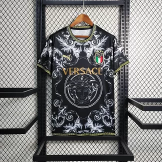 Camiseta de Fútbol Negra Edición Especial Italia 2023
