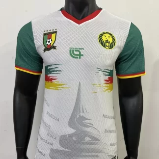 Camiseta de fútbol de tercera visitante de Camerún 2025/2026 Versión Jugador Calidad Tailandesa