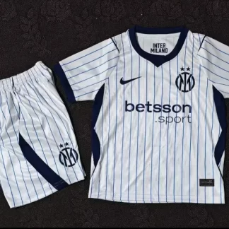 Camiseta de Fútbol Visitante Inter de Milán 2026/2027 1:1 Calidad Tailandesa Talla Infantil