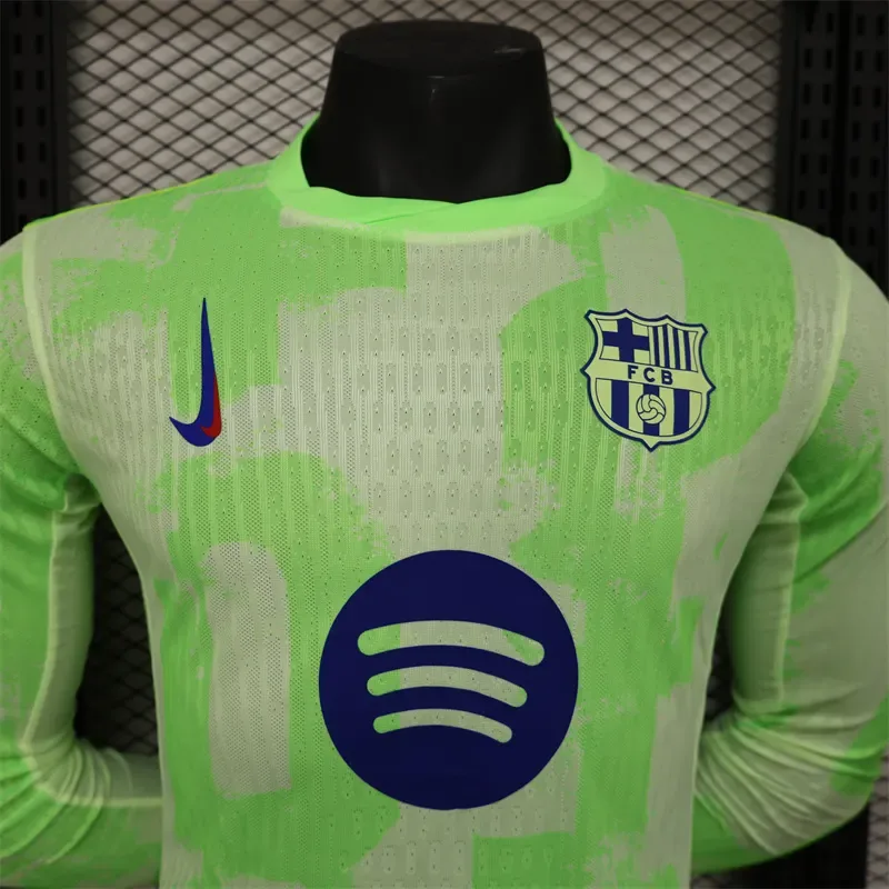 2024/2025 Camiseta Tercera Equipación Visitante Manga Larga Barcelona Calidad Tailandesa