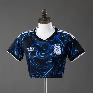 2026 Argentina Suplente Mujer Top Estilo Crop